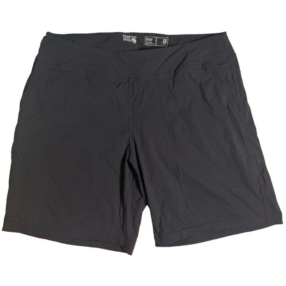 Mountain Hardwear Dynama Bermuda Women's Hiking‎ Shorts Black 1X EUC Gorpcore